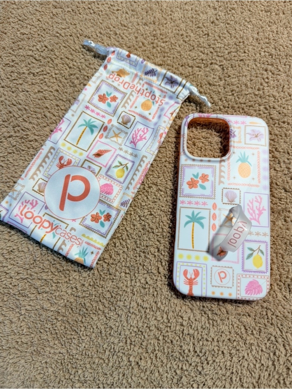 Loopy Case Seaside Stamps - Apple / iPhone 16
Pro Max (6.9"
Screen) / Lefty
